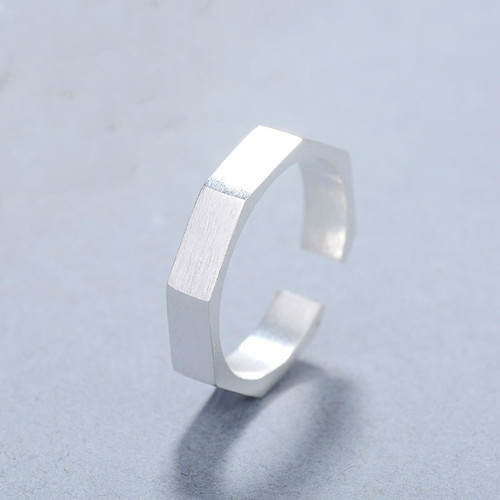 小张的故事S925纯银简约男女戒指