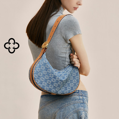 牛仔丹宁hobo包卡思乐