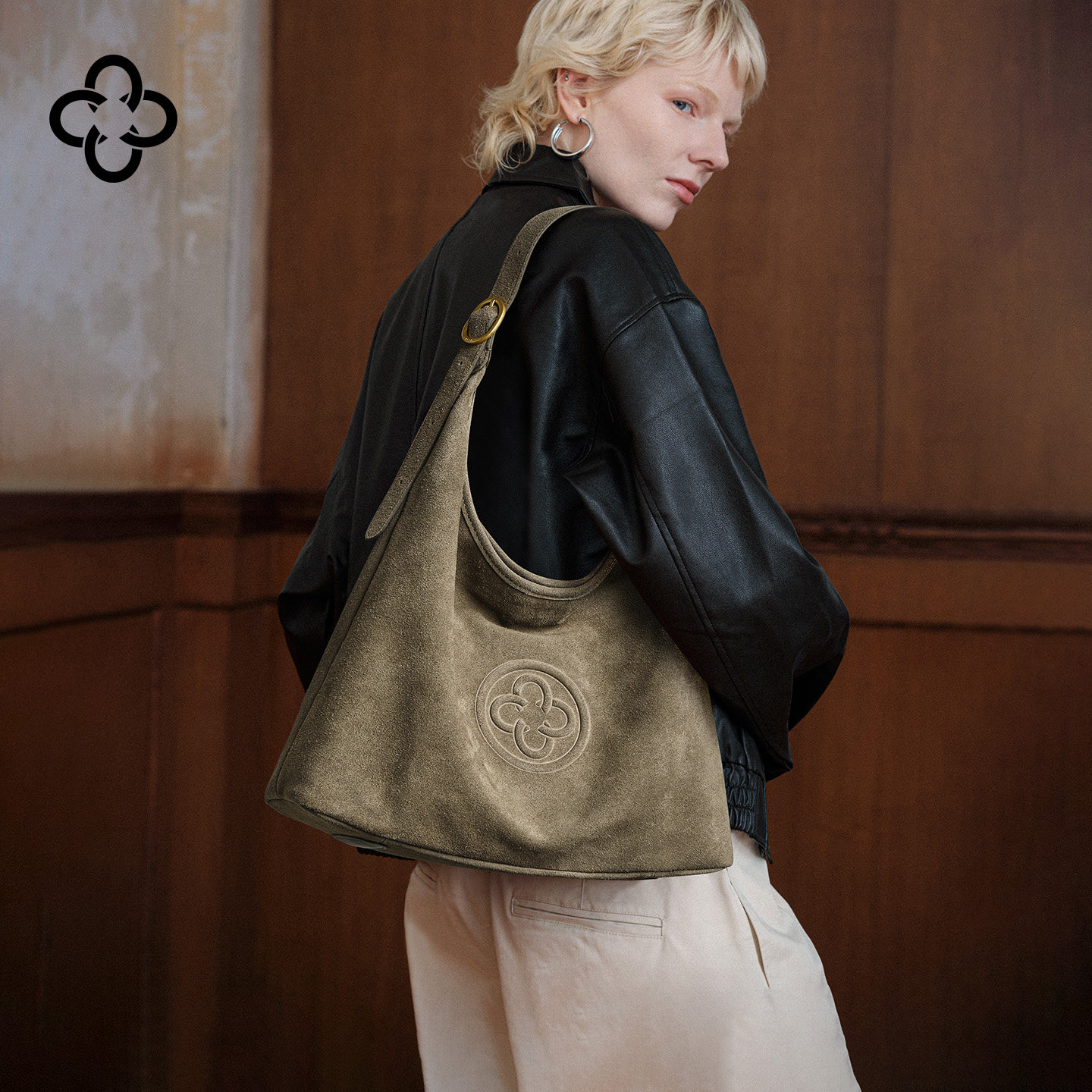 CASSILE卡思乐hobo托特包2026新款牛皮绒面大容量单肩通勤斜挎包,箱包皮具/热销女包/男包,托特包,淘宝优惠券,粉丝福利购,淘宝优惠卷