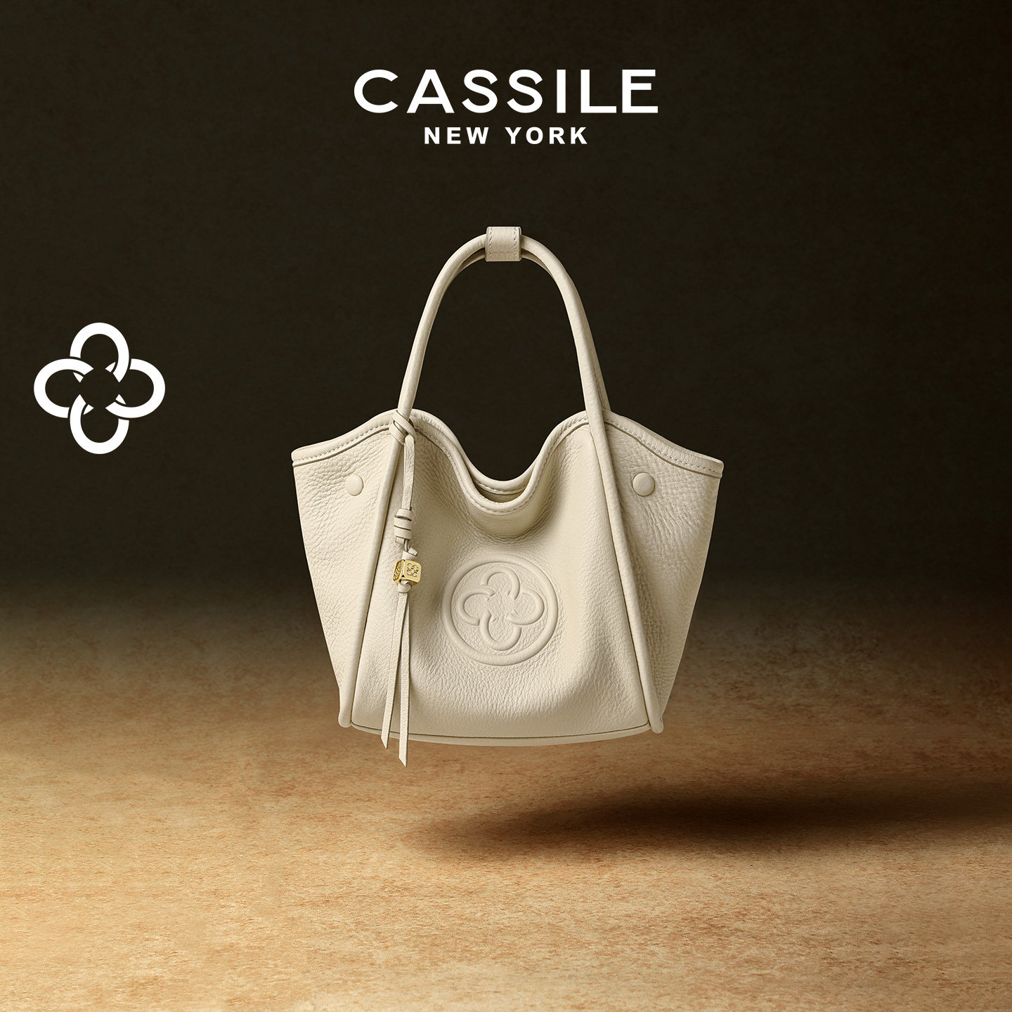 【意大利进口真鹿皮】卡思乐小手提包菜篮子包单肩高级斜挎包XXS