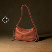 卡思乐女包腋下包女时尚 意大利进口真鹿皮 单肩通勤斜挎枕头包