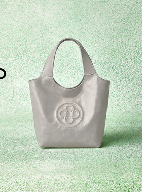 卡思乐MINI马甲托特包女式2025新款头层牛皮手提包高级灰小单肩包