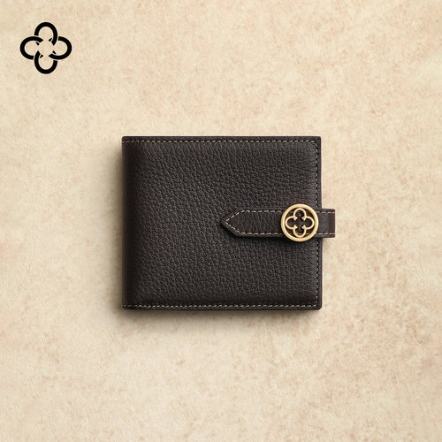 【意大利进口真鹿皮】卡思乐短款钱包零钱包男女同款多卡位卡包