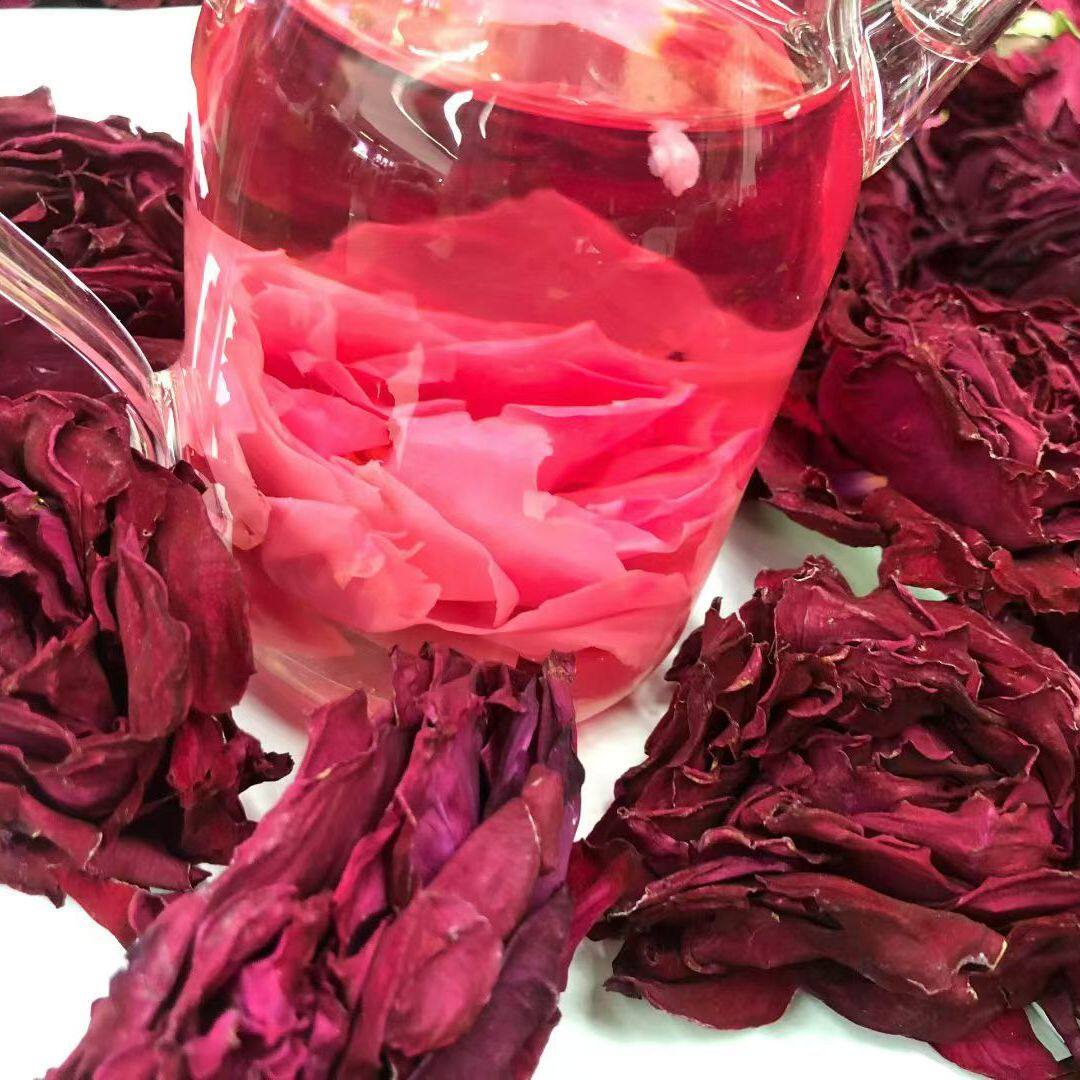 云南墨红玫瑰花茶养生茶小罐茶瓶装玫瑰花茶散裝散批代发