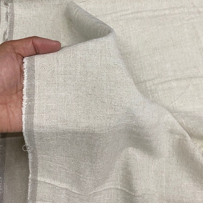 超厚重石磨洗本色亚麻汉服