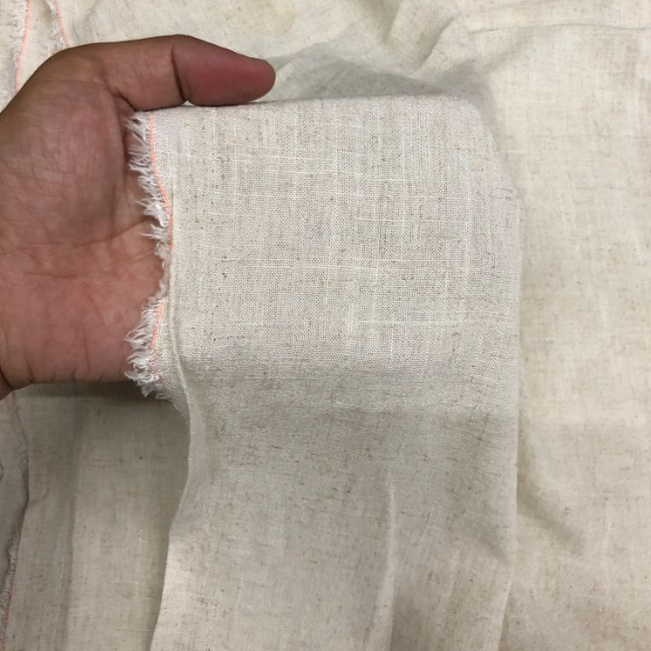 加厚浅本色天丝苎麻柔软