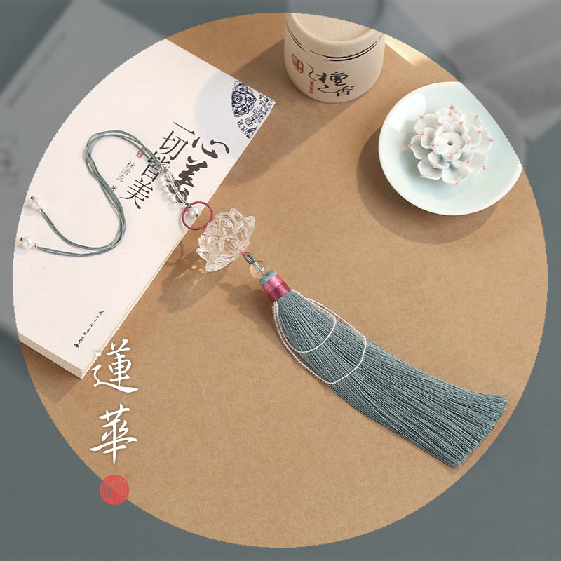 瞐原创天然白水晶莲花倒车镜创新