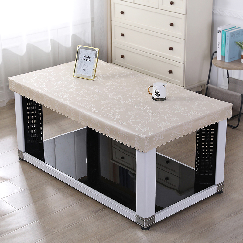 烤火桌罩皮罩电炉罩取桌罩麻将桌罩加厚皮套防水防油防烫桌布罩套