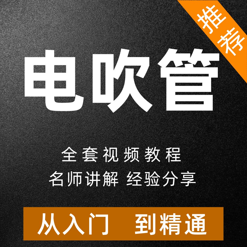 电吹管视频教程入门教材演奏指法考级专用练习曲谱零基础课程教材