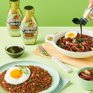 韩国直邮农心万能炸酱酱料鱼饼年糕炒饭炸酱面调料280g/瓶