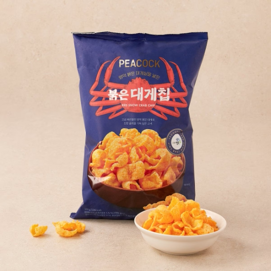PEACOCK红长腿蟹膨化零食