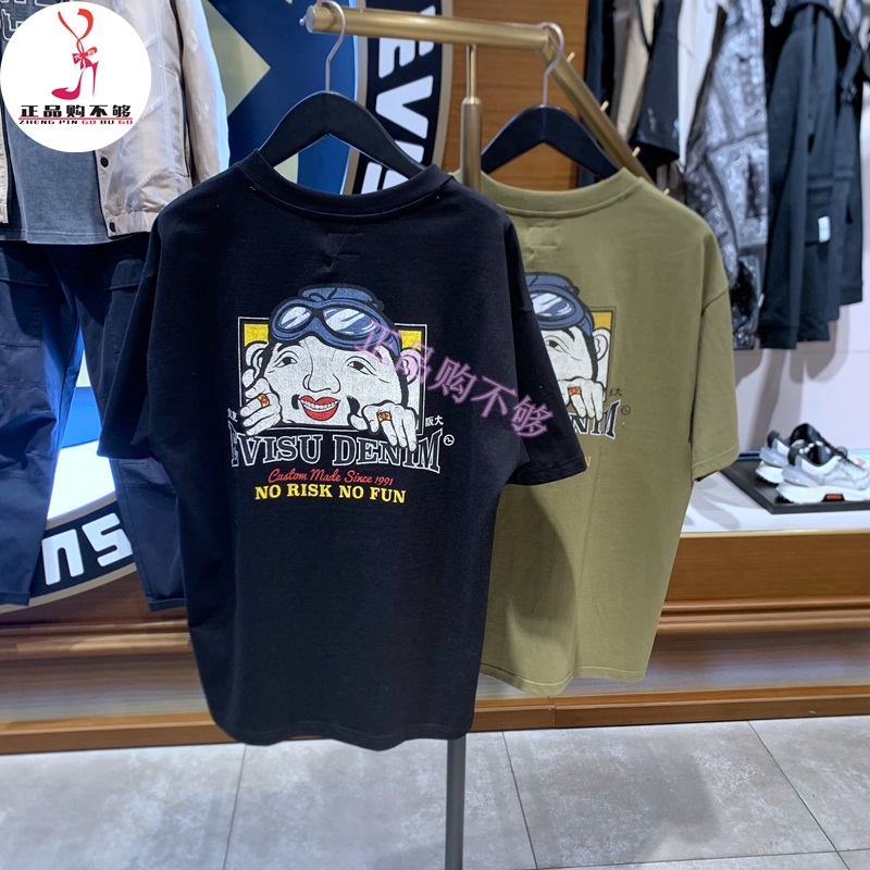 EVISU 福神男装2025年春夏新品印花佛头休闲T恤2ESHTM5TS7020RXCT