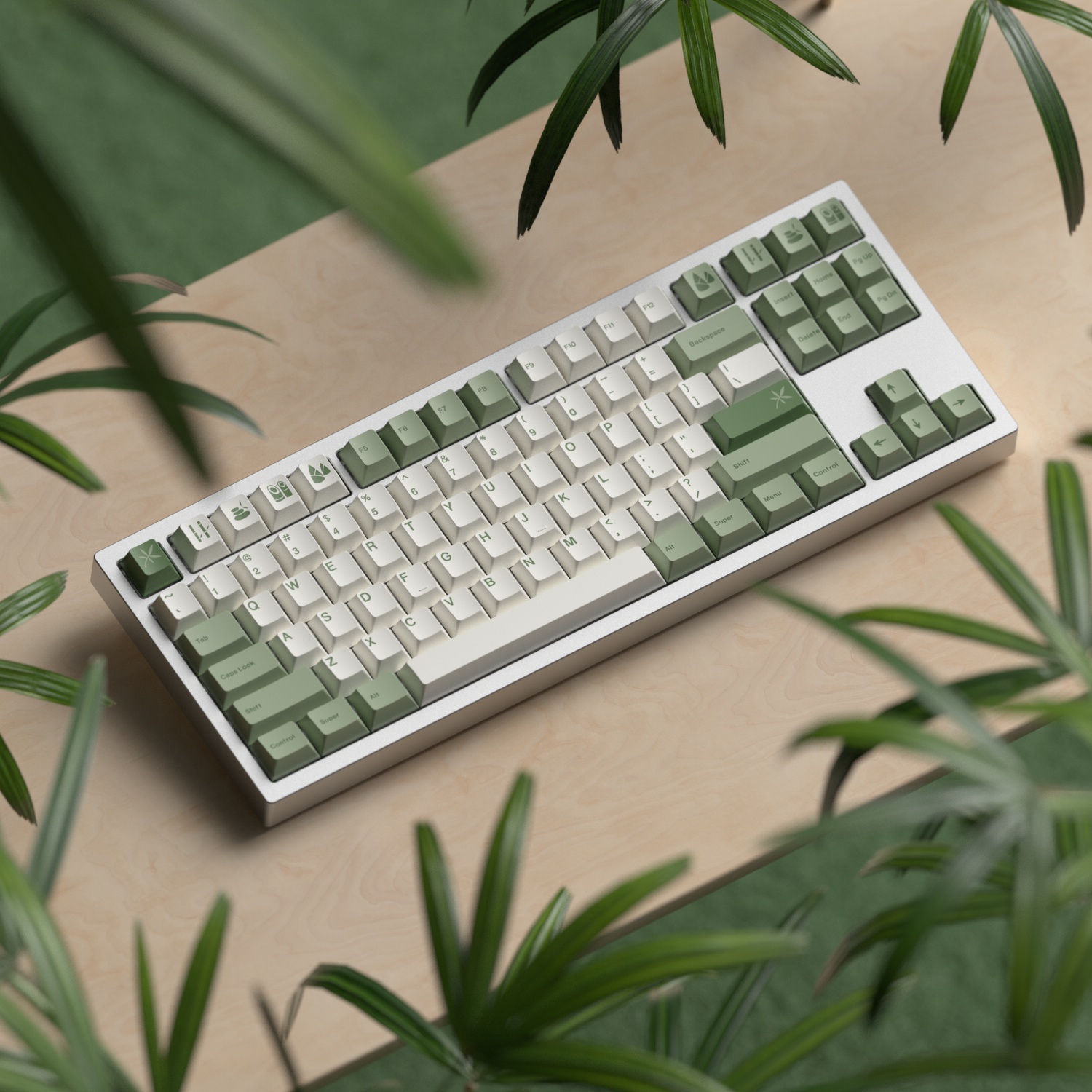 键帽馆竹林主题PBT热升华键帽