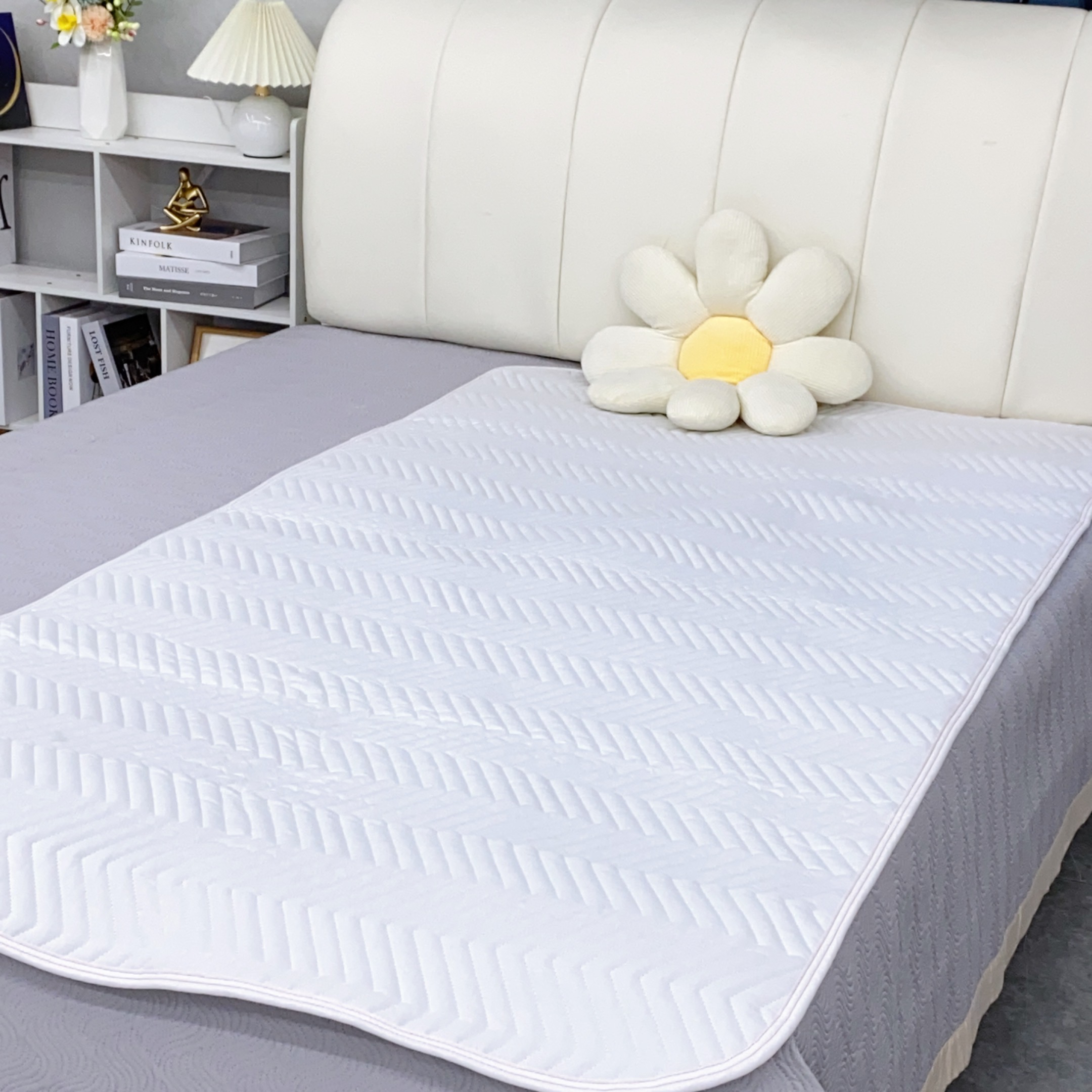 白色闪电出口好物120*200cm床盖榻榻米床垫子微瑕疵特价不tui不换