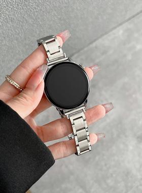 适用华为手表GT4/3不锈钢表带GT2三珠细款watch3/4pro男女GT541mm