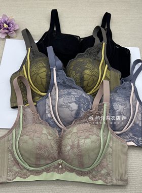 玉姿一族品牌撤柜7868女士中厚AB罩杯无钢圈聚拢调整型文胸收副乳