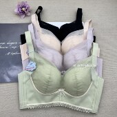 玉姿一族7835女士文胸聚拢B杯舒适薄款 软钢圈海藻纤维调整型内衣