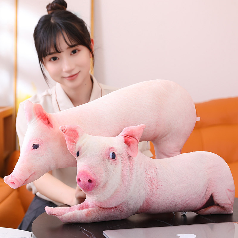 搞怪仿真老母猪毛绒抱枕公仔