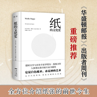 纸的文化史（入围莱比锡书展专业书籍奖，德国文学与历史专家罗塔尔·新作，阿尔弗雷德·科尔奖得主）