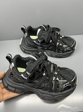 新款秋款双网魔术贴童鞋男女童鞋舒服百搭潮休闲鞋跑步鞋B11199