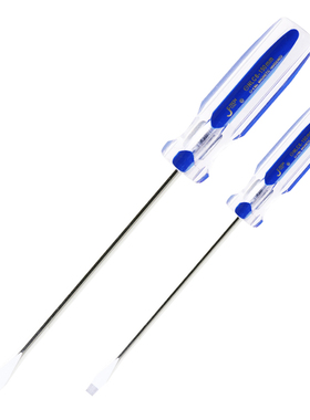 捷科工具螺丝刀一字起子小改锥长杆两用螺丝批家用超大手柄NLC-