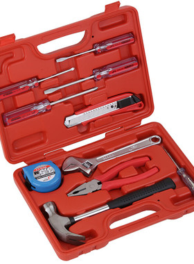 捷科工具家用10件套工具组套套装便携式五金工具JEB-F10