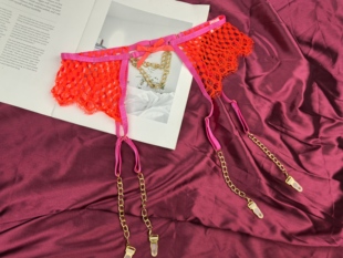 镂空蕾丝边法式 S腰围64 外贸链条款 可调节 吊袜带女 76㎝