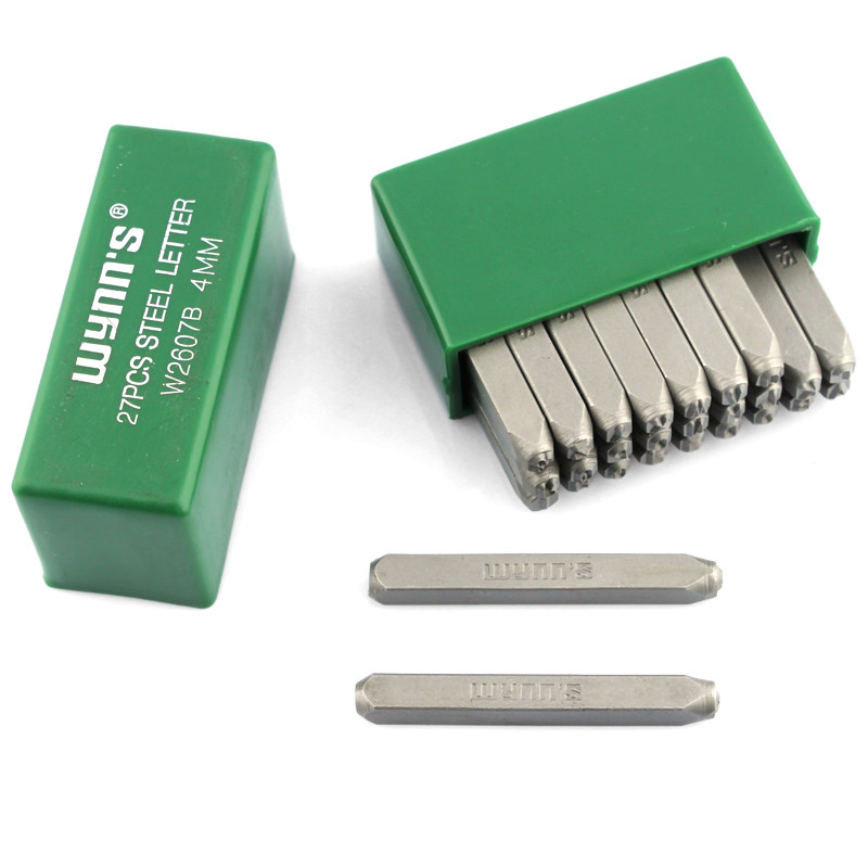 威力狮工具 字母钢印 英文 钢号码 钢字冲 钢字头 钢字码 3mm-8mm