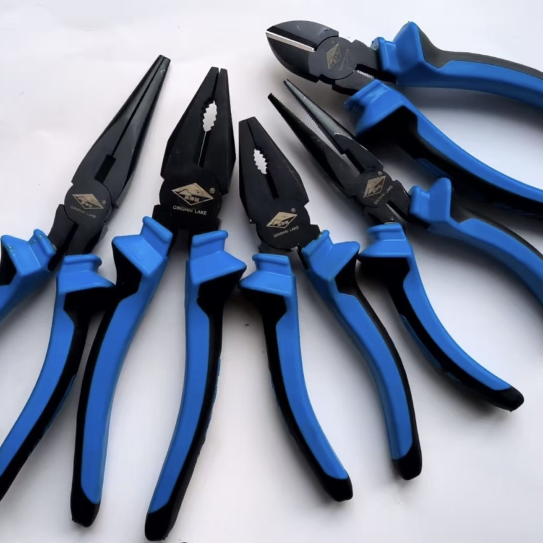 青海湖多功能工具钢丝钳尖嘴省力钳子工业专用老虎钳电工家用