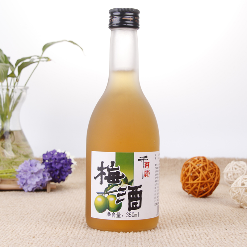 日本梅酒清酒千贺寿梅酒青梅果味女士酒日式梅子酒洋酒350ml