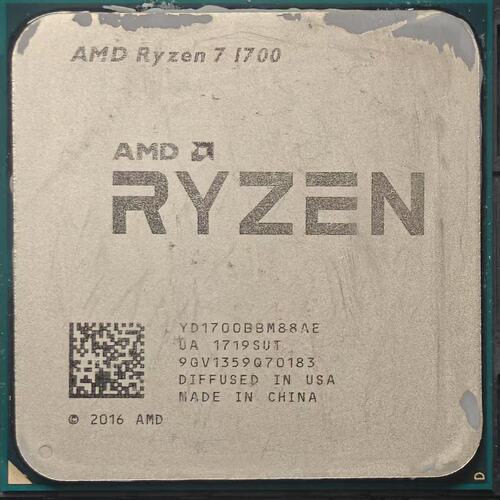 AMD Ryzen 7 1700处理器，AM4接口，拆机件，--议价商品