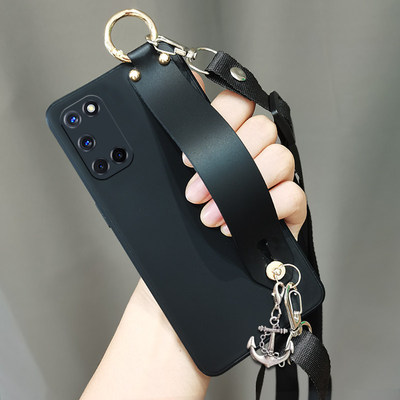 适用OPPOa52手机壳A52手机套斜跨背带挂脖挂绳PDAM10保护套保护壳腕带支架软壳