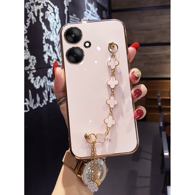 适用红米13c手机壳小米13R保护硅胶套redmi13c全包5g防摔软壳十三c13女R13带手链条c5g创意r5g送钢化膜老人高