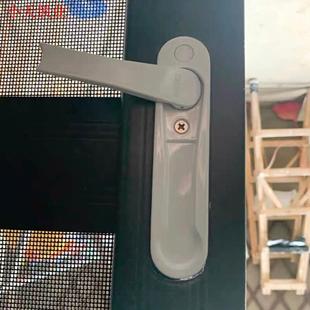 平开窗隐形拉手金刚网纱窗把手隐藏式推拉门传动塑钢执手方杆.