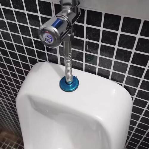 全铜小便冲洗阀 冲水器龙头加厚型手按式延时自动 厕所小便池.