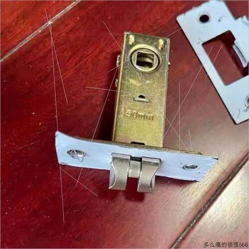 房门锁单舌室内门锁锁体浴室卫生间锁舌配件卫浴锁舌头执手单锁.