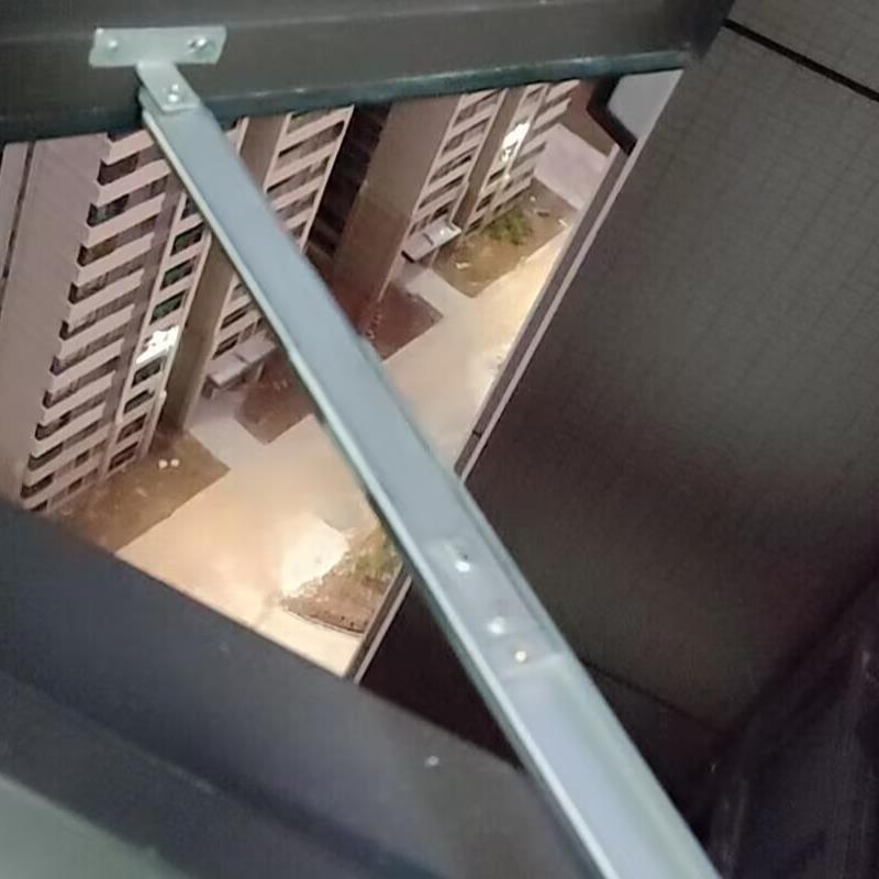 平开窗限位器不锈钢防风撑上悬窗滑撑推拉塑钢窗户伸缩杆外内开伸图片