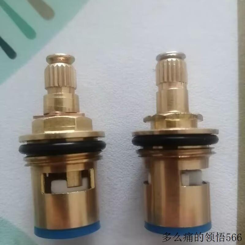 水龙头阀芯配件大全单冷水龙头内芯快开铜阀芯止水阀门心角阀阀.