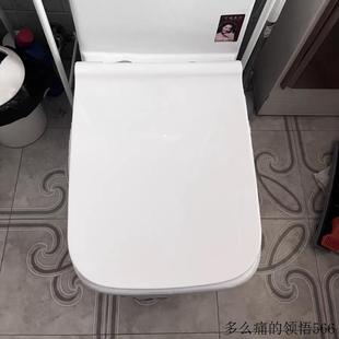 加厚缓降盖板通用方. 厕所板马桶盖脲醛大方型梯形家用坐便器老式