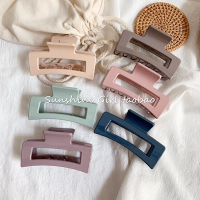 莫兰迪醋酸方形ins博主网红抓夹