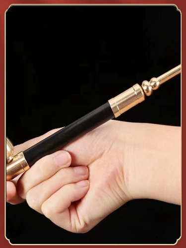 Бесплатная доставка с твердым деревом чистого медного дыма ведра старого стиля сухого дымового стержня Трехразовый ковш