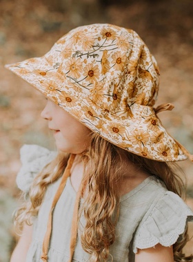 2025春夏澳洲Bedhead 男女儿童宝宝帽子透气双面防晒帽UPF50外出