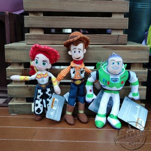 香港迪士尼钥匙扣玩具总动员胡迪翠丝巴斯光年可爱毛绒公仔包挂件