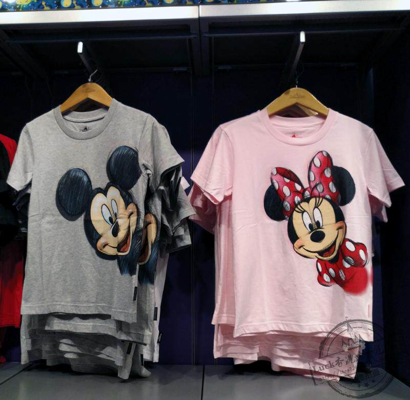Hong Kong Disneyland Mickey Minnie jacket lovely Cartoon Couples dress Mickey Mouse Short sleeved quality goods Agency purchasein the Men's clothing, T-shirt  category - from Buy2taobao.com to provide professional Taobao agent buy service