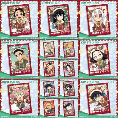 鬼灭之刃圣诞限定拍立得小卡祢豆子善逸无一郎蝴蝶忍拍立得收藏卡