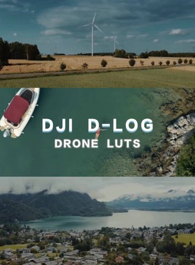 大疆DJI无人机Lut，含 DJI DLog LUT 和 DJI Rec709 LUT各25款