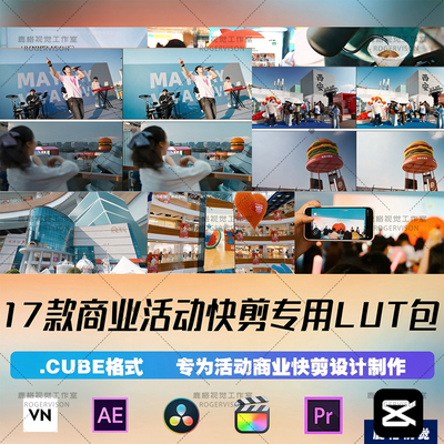 2026商业活动LUT/电影清新高级感胶片PR滤镜PR达芬奇调色FCPX剪映