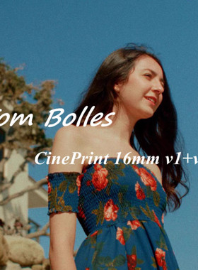 Tom Bolles CinePrint16 V2-V1，柯达/富士16mm电影胶片模拟节点