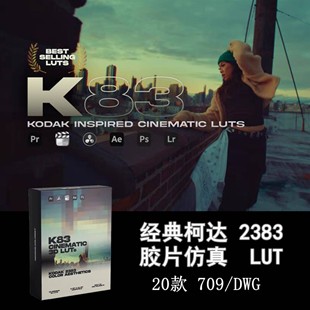 k83系列柯达2383质感电影lut，20款，索尼，佳能，松下，尼康通用