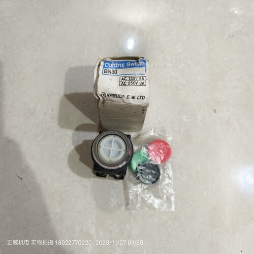 kasuga日本春日三色平头按钮开关BN30-F11正品库存备件